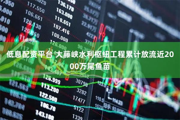 低息配资平台 大藤峡水利枢纽工程累计放流近2000万尾鱼苗